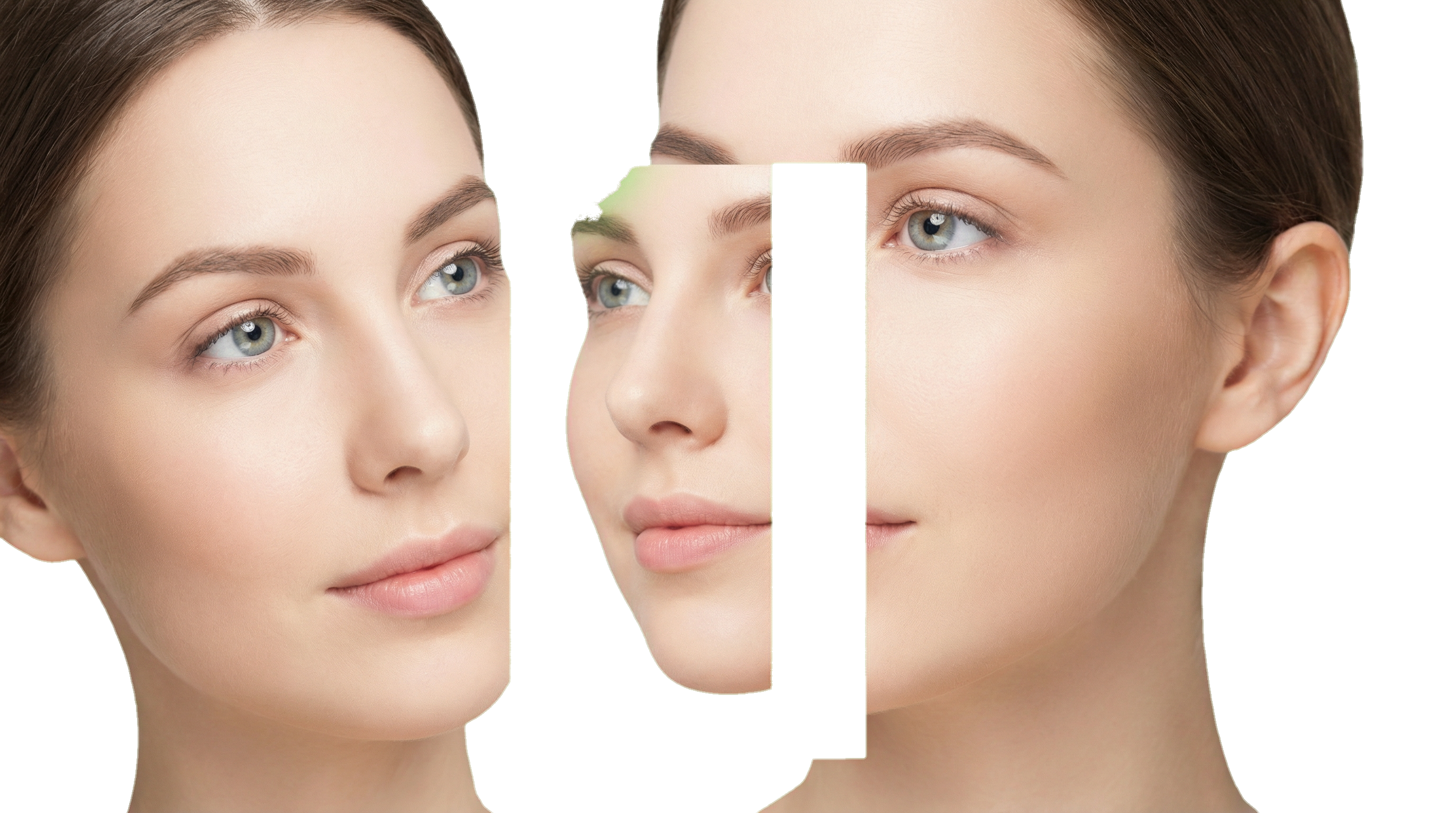 Close up of youthful eyes